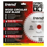 Trend Wood Circular Saw Blade - 235mm dia x 2.8 kerf x 30 bore 56T