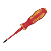 XP1000 VDE Slimline PZ/SL Type Screwdriver, No.1 x 80mm - 02254