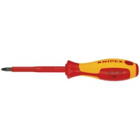 Knipex VDE Insulated Pozidriv Screwdriver PZ2 x 100mm - 98 25 02