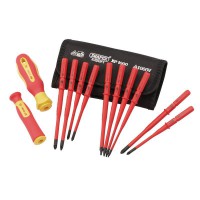 XP1000 VDE Slimline Interchangeable Screwdriver Set (12 Piece) - 70867