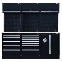 BUNKER Modular Storage Combo with Stainless Steel Worktop (14 Piece) - 04415