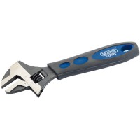 Draper Expert Soft Grip Crescent-Type Adjustable Wrench, 150mm, 19mm - 24893