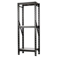 BUNKER 3 Tier Racking with Stainless Steel Shelving, 750mm - 27921