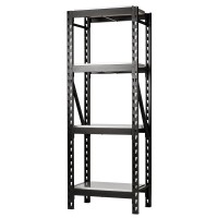 BUNKER 4 Tier Racking with Stainless Steel Shelving, 750mm - 27987