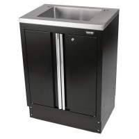 BUNKER Modular Floor Cabinet with Sink, 2 Door, 680mm - 31034