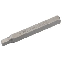 Draper Expert Hexagonal 10mm Insert Bit for Mechanics Bit Sets, 7mm x 75mm - 33335