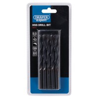 Draper Expert HSS Drill Bit, 9.5 x 220mm (Pack of 10) - 38816