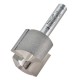 TREND 4/60x1/4TC Professional Router Cutter Two Flute 22.0mm dia x 19.0mm Cut      