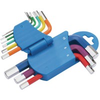 Draper Expert Metric Coloured Short Arm Hex Key Set (9 Piece) - 66126