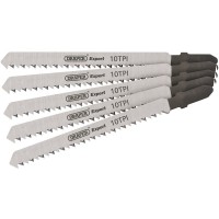 Draper Expert DT101B Jigsaw Blade Set, 100mm (5 Piece) - 81716