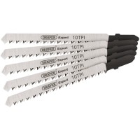 Draper Expert DT101BR Jigsaw Blade Set, 100mm (5 Piece) - 81718