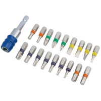 Draper Expert Coloured Screwdriver Bit Set (19 Piece) - 82402