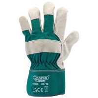 Draper Expert Premium Leather Gardening Gloves, Extra Large - 82608