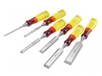 IRWIN� Marples� M373 Bevel Edge Chisel Splitproof Handle Set, 6 Piece