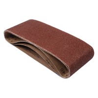 TREND AB/B100/120A - Aluminium Oxide Sanding Belt, 120 Grit, 100mm x 610mm, 3pc