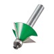 Trend C049X8MMTC CraftPro Guided Chamfer Router Cutter 45 Deg x 12.7mm Cut x 8mm Shank