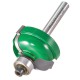 Trend C122X1/4TC CraftPro Guided Cavetto Router Cutter - 7.9mm Radius