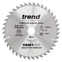 Trend Saw Blades - 230mm Diameter