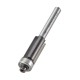 Trend TR27x1/4TC Trade Guided Trimmer Triple Flute Router Cutter 12.7mm x 25.4mm cut x 1/4 shank
