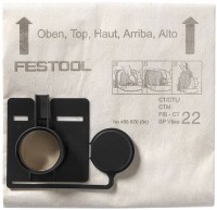 Festool 456871 Filter Bag 5pk FIS-CT 33 SP VLIES/5