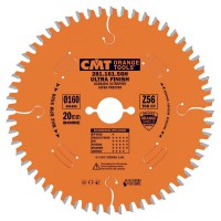 CMT Industrial Finish Saw Blade - Laminated NEG 160mm dia x 2.2 kerf x 20 bore Z56 TCG