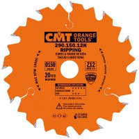 CMT Industrial Rip Saw Blade 160mm dia x 2.2 kerf x 20(+16) bore Z12 10ATB