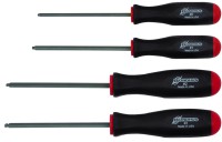 BONDHUS BRX4 Square Ball Driver Screwdriver Set - 4 pcs - 0-3, 11640