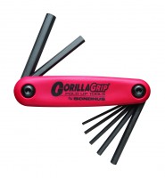 BONDHUS HF7MS Gorilla Grip Hex Key Fold Up Set - 7 pcs - 1.5mm-6mm, 12592