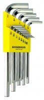 BONDHUS Brite Guard Hex Allen Key Sets - Imperial and Metric Sizes