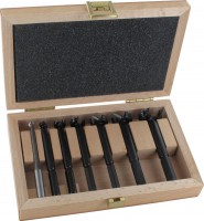 Famag 1622607 Bormax 2.0 Forstner Bit. Set of 7pcs in Wooden Case. Inch Sizes