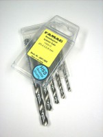 Famag Twist Drill Bits Long Version HSS-G 5 pcs 3-8 mm