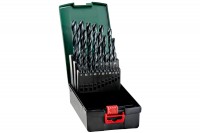 Metabo 25pk Twist Drill Bit Set HSS-R