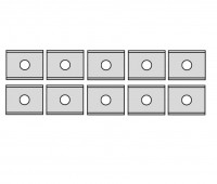 Trend Modular Window System TC BLADE 9.0X12X1.5mm (10 PK) - 3108474/10