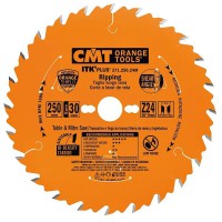 CMT ITK Plus Ripping Saw Blade - 250mm dia x 2.4 kerf x 30 bore Z24 10ATB+8SHEAR