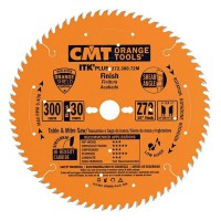 CMT ITK Plus Finishing Saw Blade - 210mm dia x 1.8 kerf x 30(+25) bore Z48 10 ATB+8 SHEAR