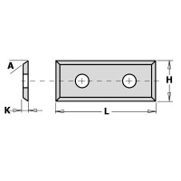 CMT 10pk Standard Indexable Knives 29.5mm x 12 x 1.5 - K1920 - 790.295.12