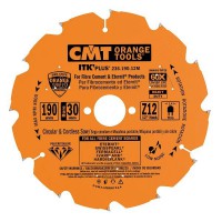 CMT ITK Plus Diamond Saw Blade Ultra-Hard Materials - 210mm dia x 2.4 kerf x 30 bore Z12 TCG