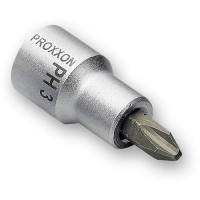 PROXXON 23733 Proxxon 1/4\" Drive Pozidriv Screwdriver Bit - PZ1