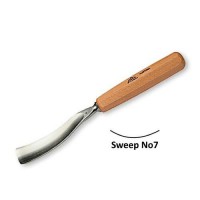 Stubai 551604 - Stubai 4mm No.7 Sweep Bent Carving Gouge