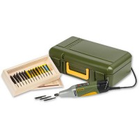 PROXXON 717057 Proxxon MSG Carver & Flexcut RG100 Power Carving Deluxe Set (14 Piece)