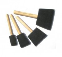 CHESTNUT Foam Brushes Starter Pack (one of each)