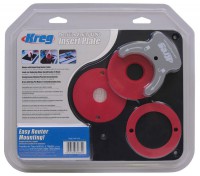 Kreg PRS4034 Kreg Precision Router Table Insert Plate w/ Level-Loc Rings (predrilled Triton)