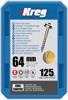 Kreg SML-C250-125-EUR Kreg Pocket Hole Screws - 64mm / 2-1/2\" x 8 Coarse, Washer-Head, qty 125