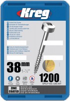 Kreg SPS-F150-1200-EUR - Kreg Pocket Hole Screws - 38mm / 1-1/2\" x 6 Fine, Pan-Head, qty 1200