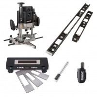 Trend T11EK Plunge Router Set with Lock Jig, Skeleton Jig, Straight Cutter and Corner Chisel