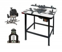 Trend T11EK Plunge Router Set PLUS WRT Workshop Table and Depth Gauge Package