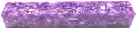 Charnwood Crush Acrylic Pen Blank AB09 - 20mm x 20mm x 130mm Pearl Purple