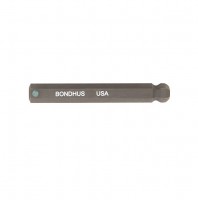 BONDHUS 3/16\" ProHold Ball End InHex - L2\" Socket Bit, 31410