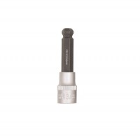 BONDHUS 1/4\" ProHold Ball End InHex Bit + 3/8\" Socket - L2\", 43412