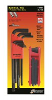 BONDHUS BLF16M ProGuard Ball End Hex Allen Key Set + Gorilla Grip - 9 + 7 pcs - 14187